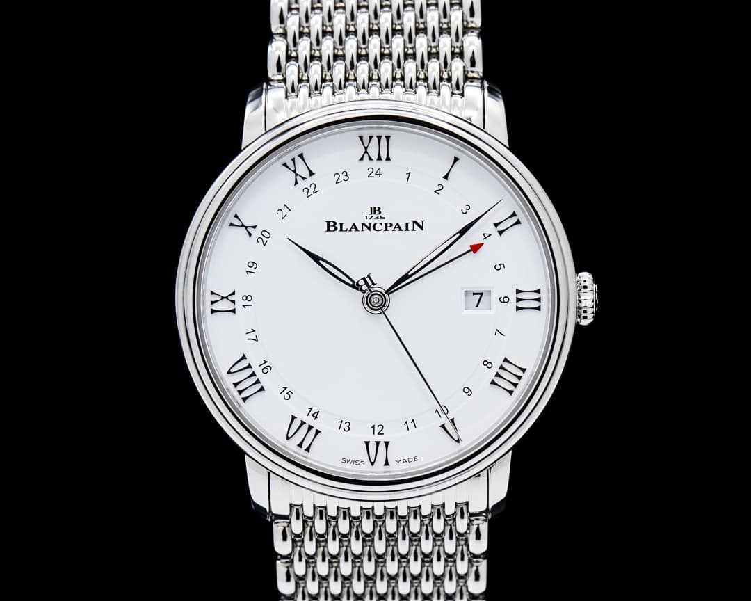 Image of Blancpain 6662 Villeret GMT Date SS Silver Dial 2025