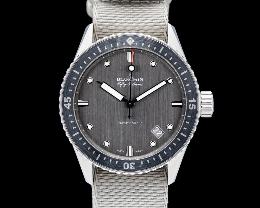 Blancpain Fifty Fathoms Bathyscaphe Titanium Gray Dial