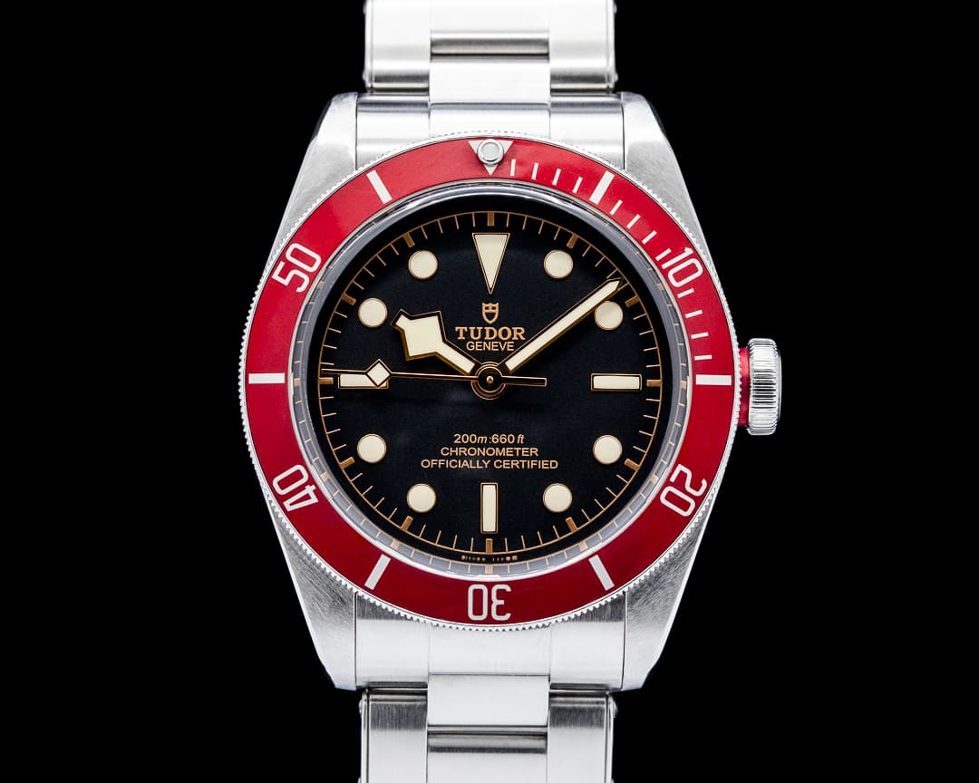 Image of Tudor 79230R Heritage Black Bay Red SS Black Dial