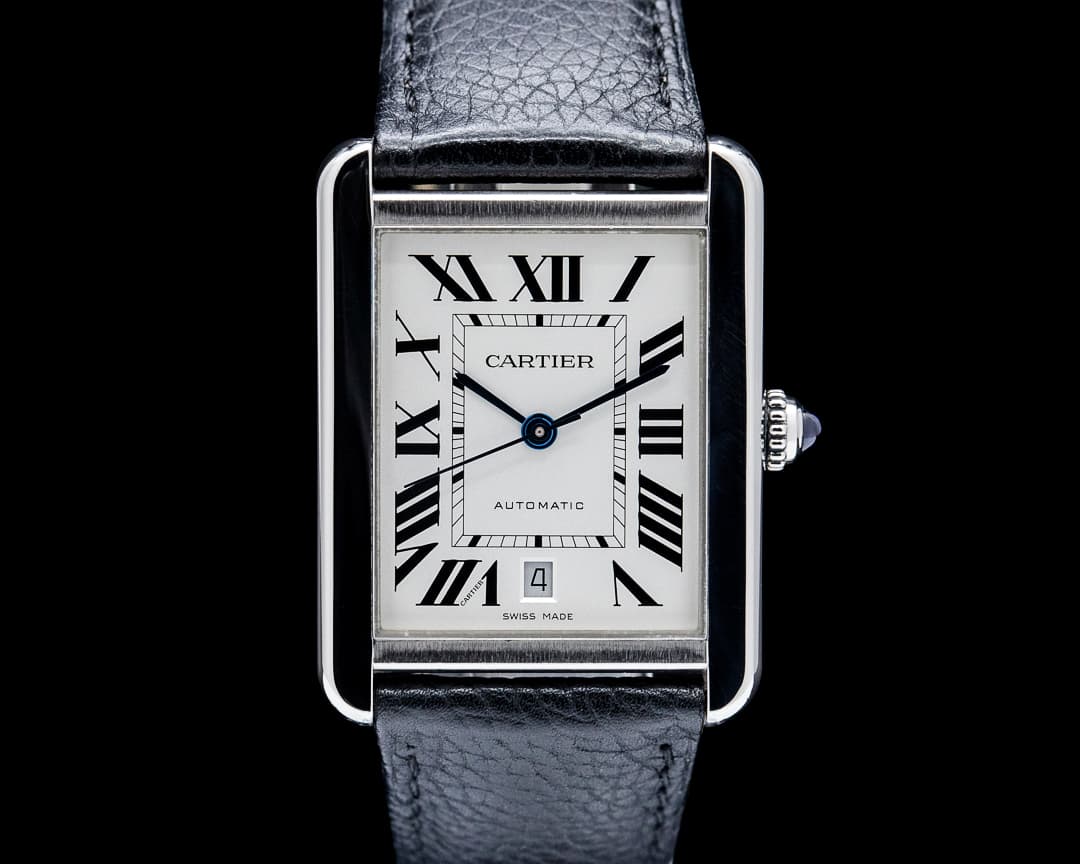 Image of Cartier W5200027 Tank Solo XL SS Silver Dial