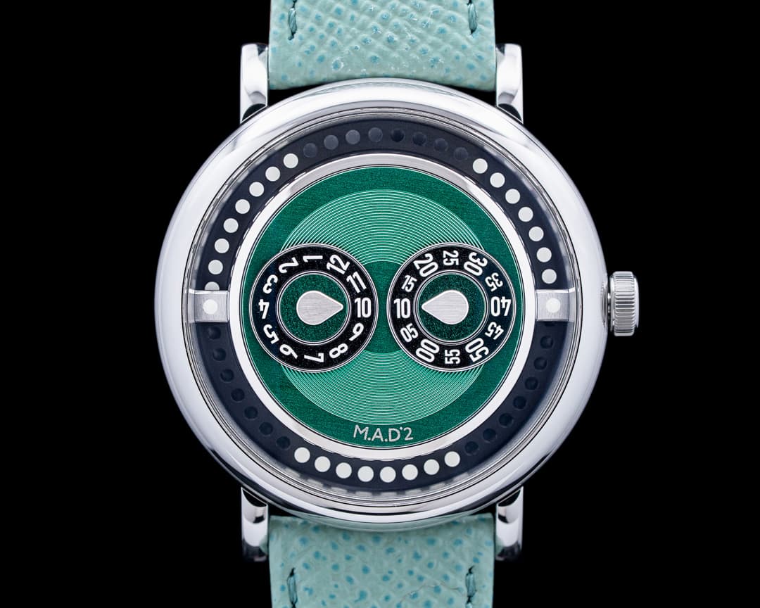MB&F M.A.D 2 SS Green Dial
