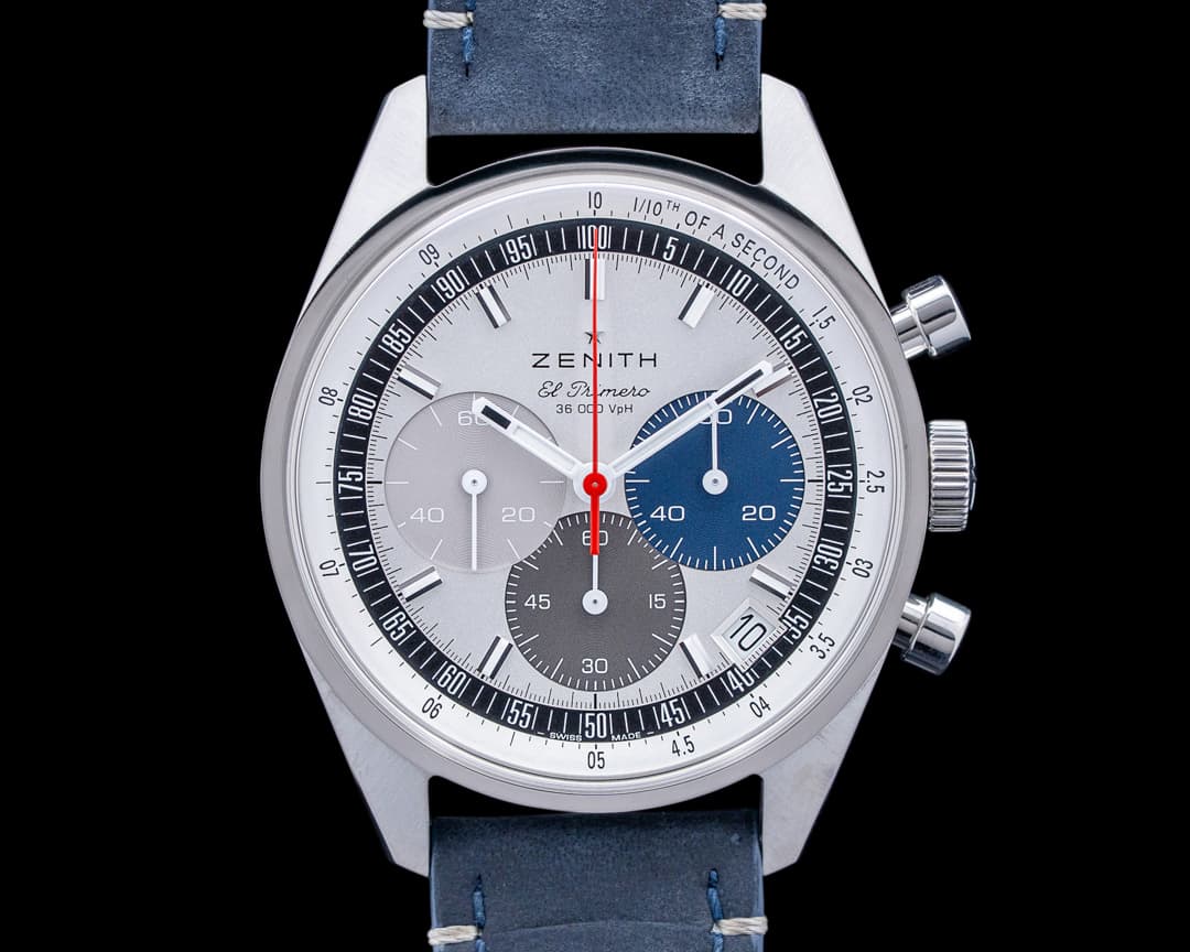 Zenith Chronomaster Original SS Tri-Color Silver Dial