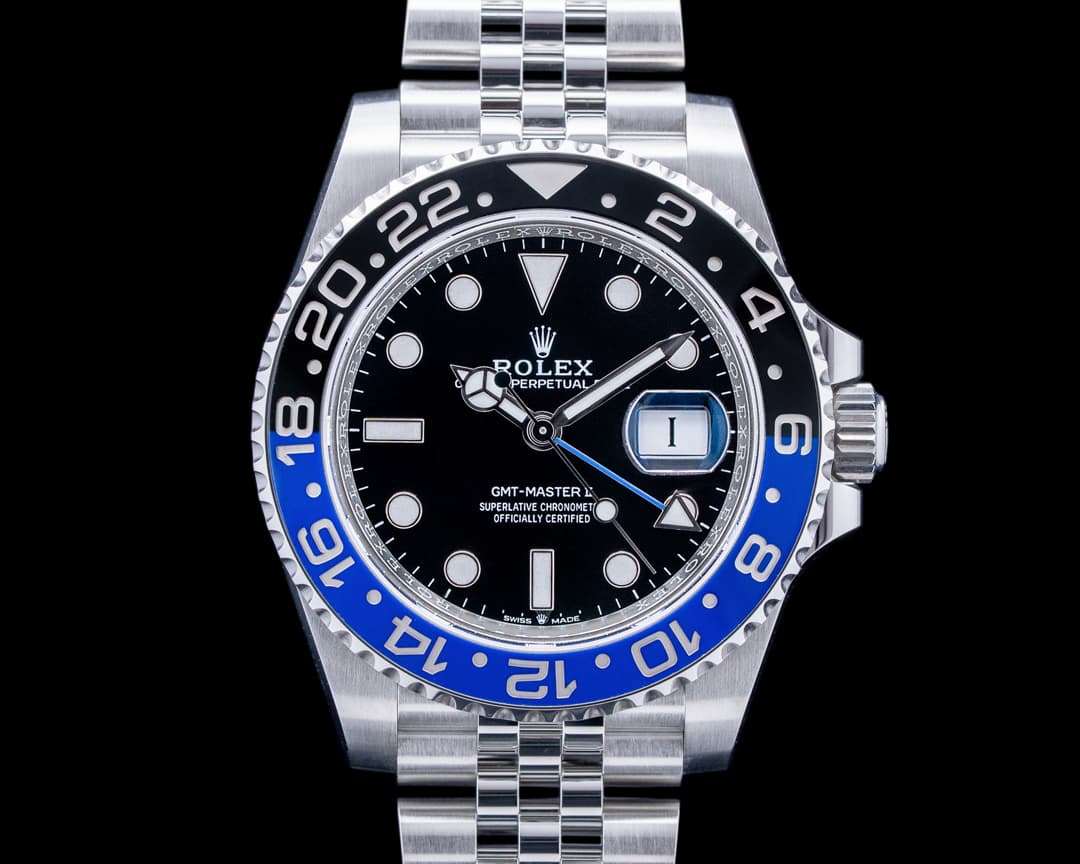 Rolex 126710BLNR GMT-Master II "Batgirl" SS Black Dial