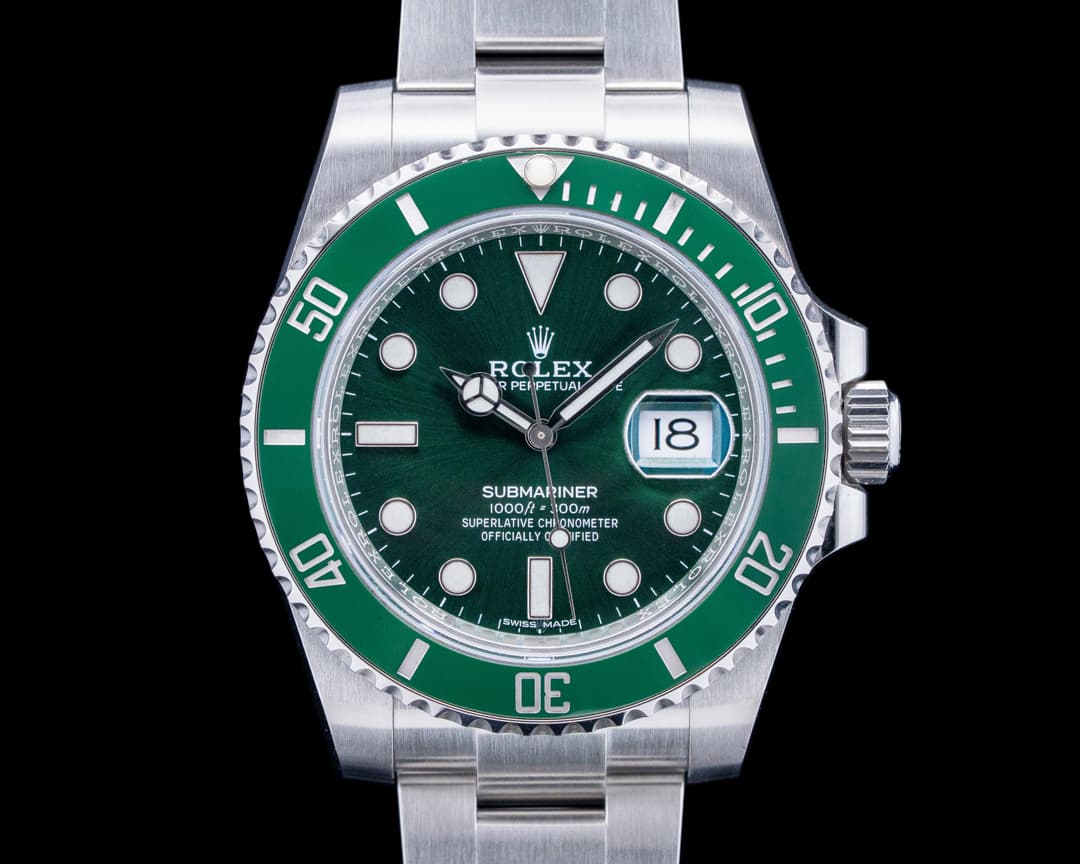 Rolex 116610LV Submariner Date "Hulk" SS Green Dial