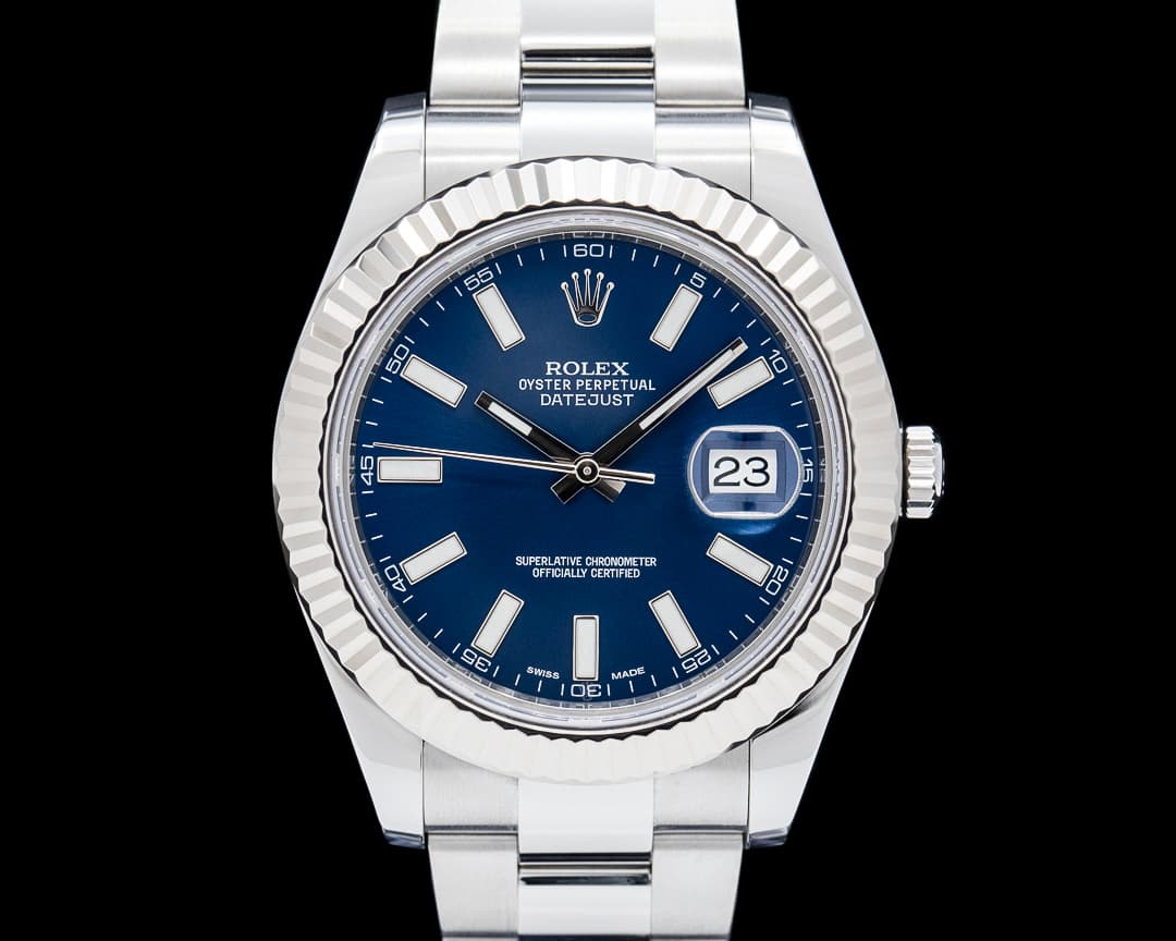 Rolex 116334 Datejust II SS Blue Dial