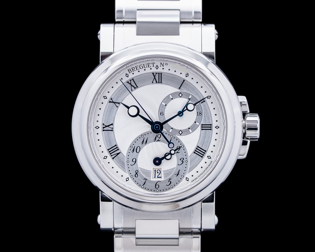 Breguet 5857ST Marine GMT SS Silver Dial