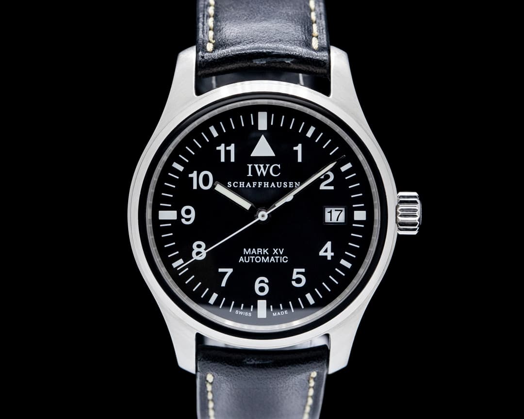 Image of IWC IW325301 Pilots Watch Mark XV SS Black Dial