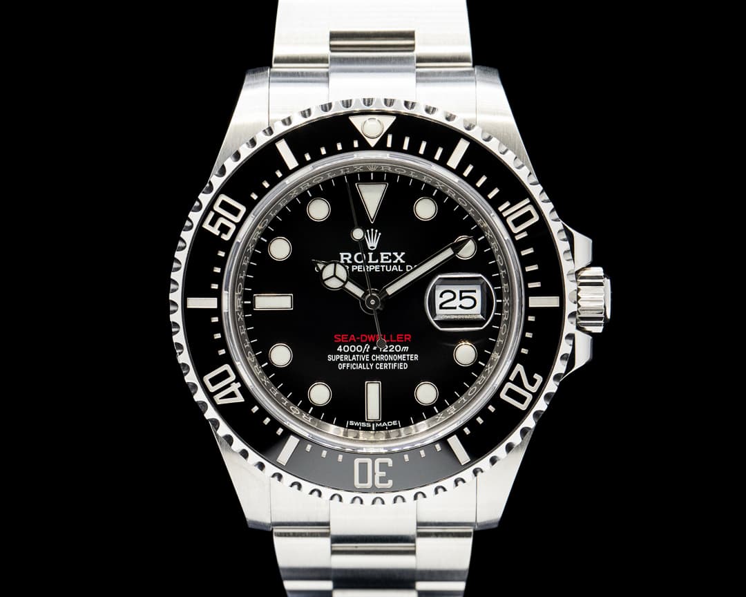 Rolex 126600 Sea-Dweller Deep Sea SS Black Dial