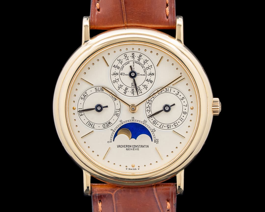 Vacheron Constantin 43031 Perpetual Calendar 18K Yellow Gold Cream Dial