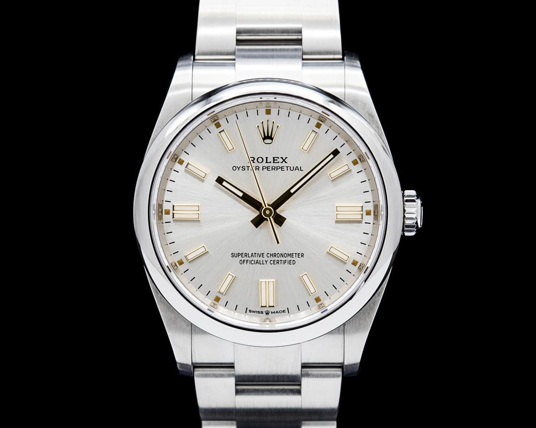 Image of Rolex 126000 Oyster Perpetual SS Silver Dial