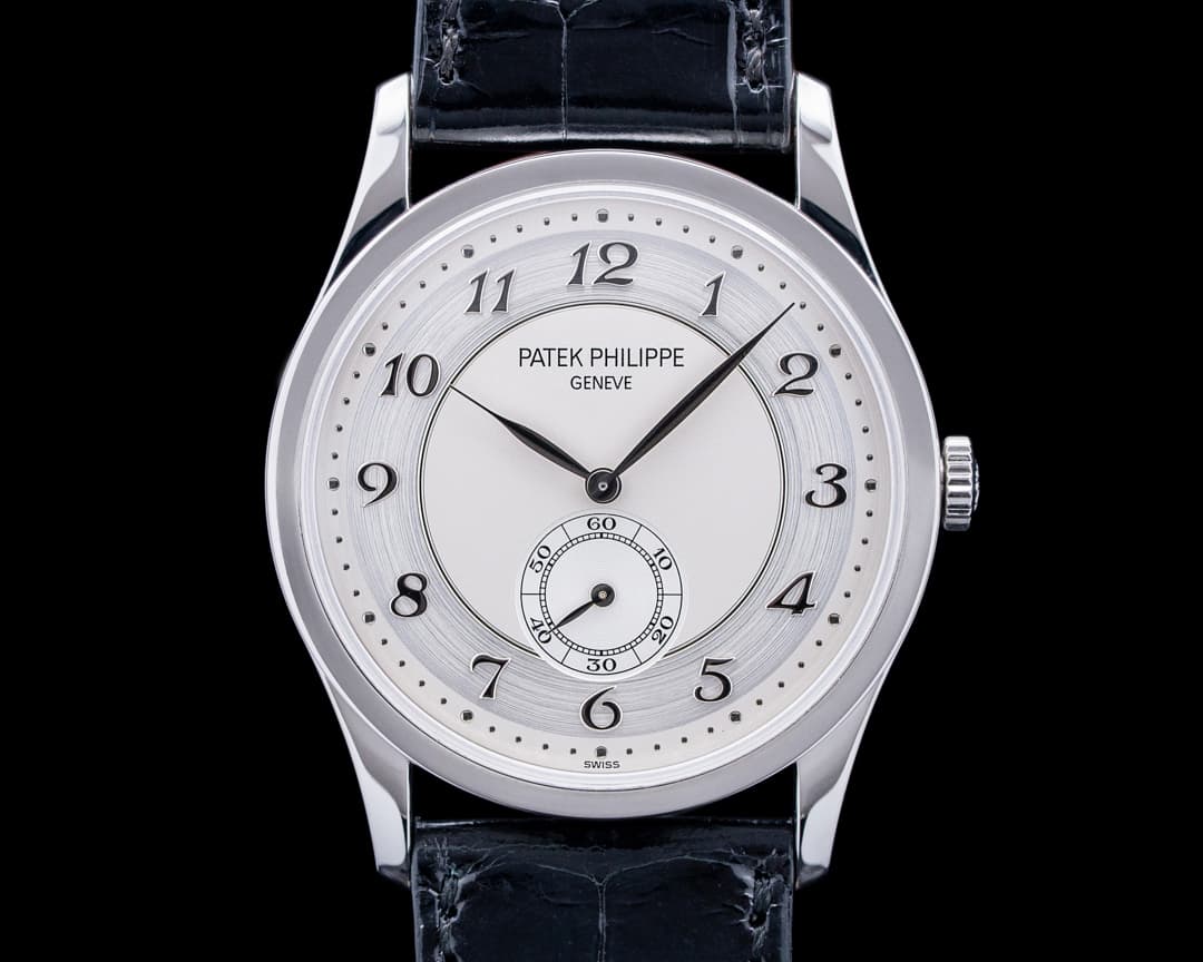 Image of Patek Philippe 5196P Calatrava Platinum Silver Dial