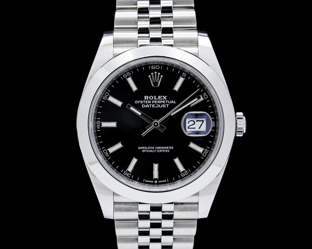 Image of Rolex 126300 Datejust 41 SS Black Dial