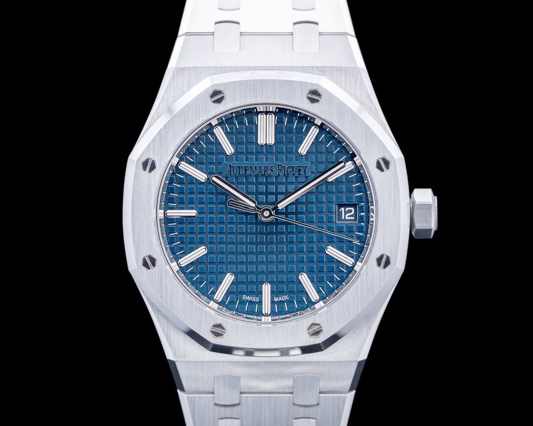 Image of Audemars Piguet 15550ST Royal Oak SS Blue Dial