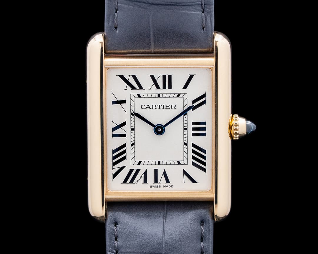 Cartier WGTA0343 Tank Louis Cartier 18K Yellow Gold Ivory Cream Dial 2025