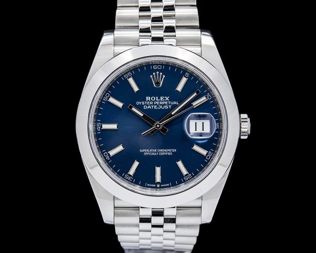 Image of Rolex 126300 Datejust 41MM Jubilee SS Blue Dial