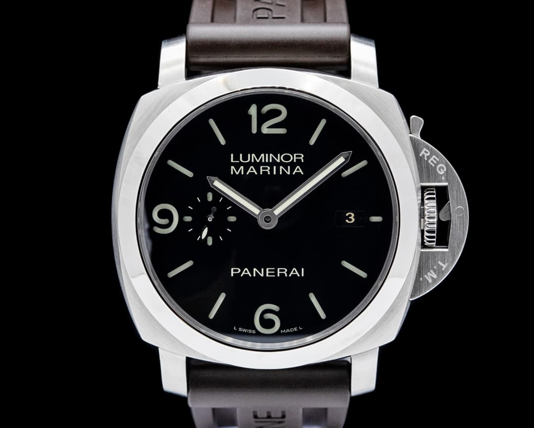 Image of Panerai PAM00312 Luminor Marina 1950 3 Days Automatic SS Black Dial