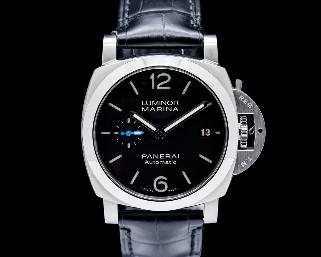 Panerai PAM01272 Luminor Marina Quaranta SS Black Dial LIMITED