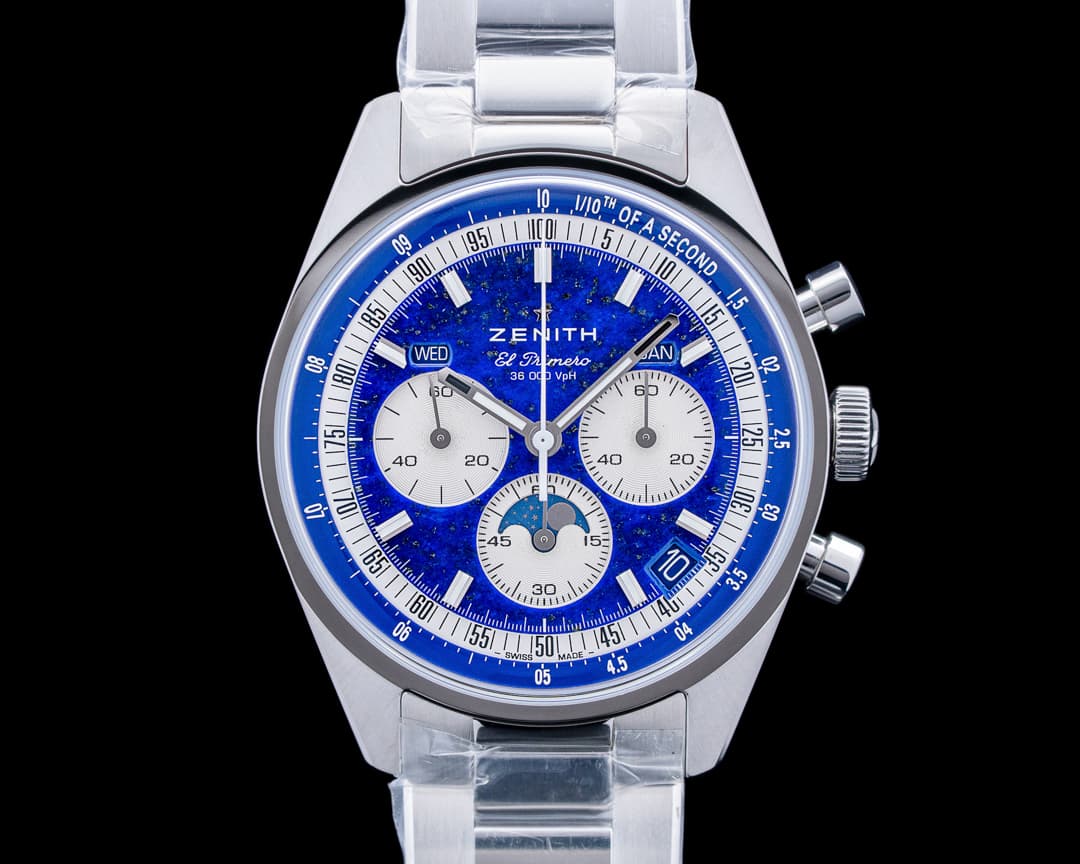 Zenith Chronomaster Original Triple Calendar Lapis Lazuli SS 2025 UNWORN