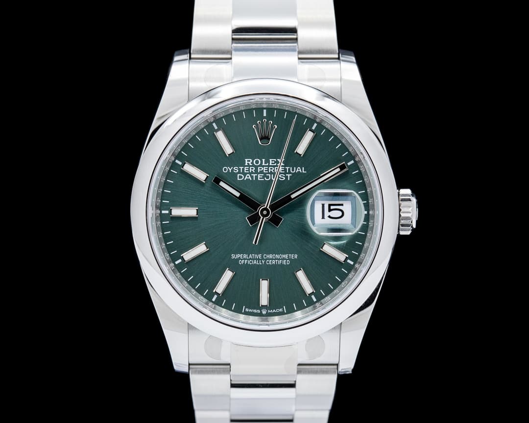 Image of Rolex 126200 Datejust 36 SS Green Dial
