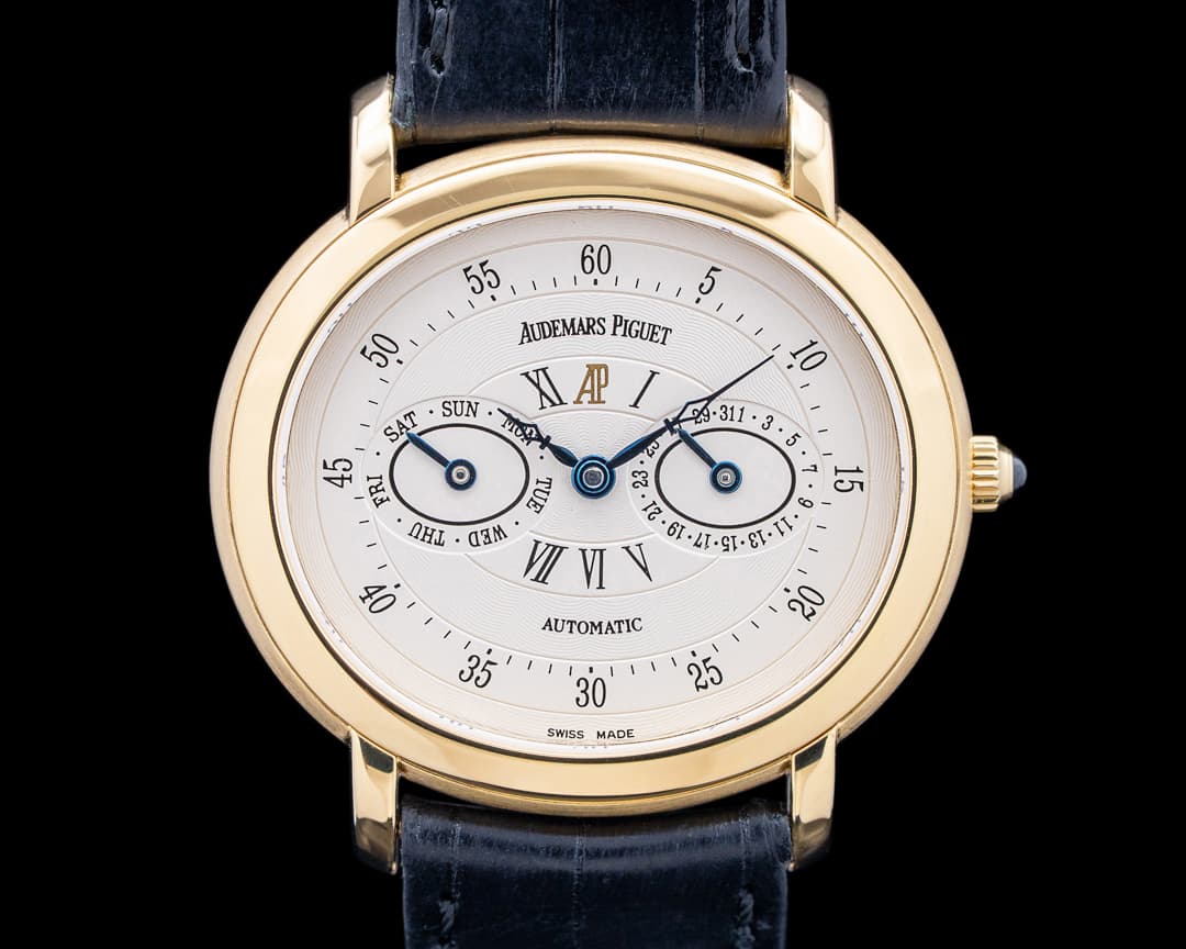 Audemars Piguet 25779BA Millenary Day Date 18K Yellow Gold Ivory Dial