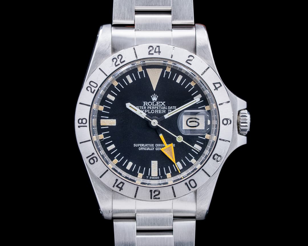 Rolex 1655 Explorer II SS Black Dial Circa. 1978