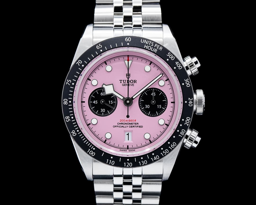 Image of Tudor 79360N Black Bay Chrono SS Pink Dial 2026