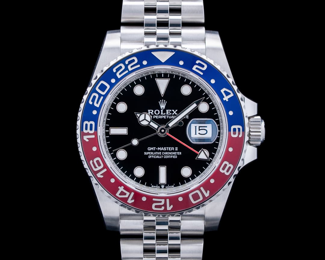 Image of Rolex 126710BLRO GMT-Master II "Pepsi" Jubilee SS Black Dial 2025