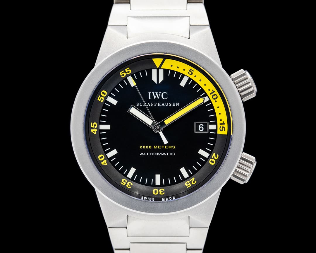 Image of IWC IW353803 Aquatimer 2000 Titanium Black Dial