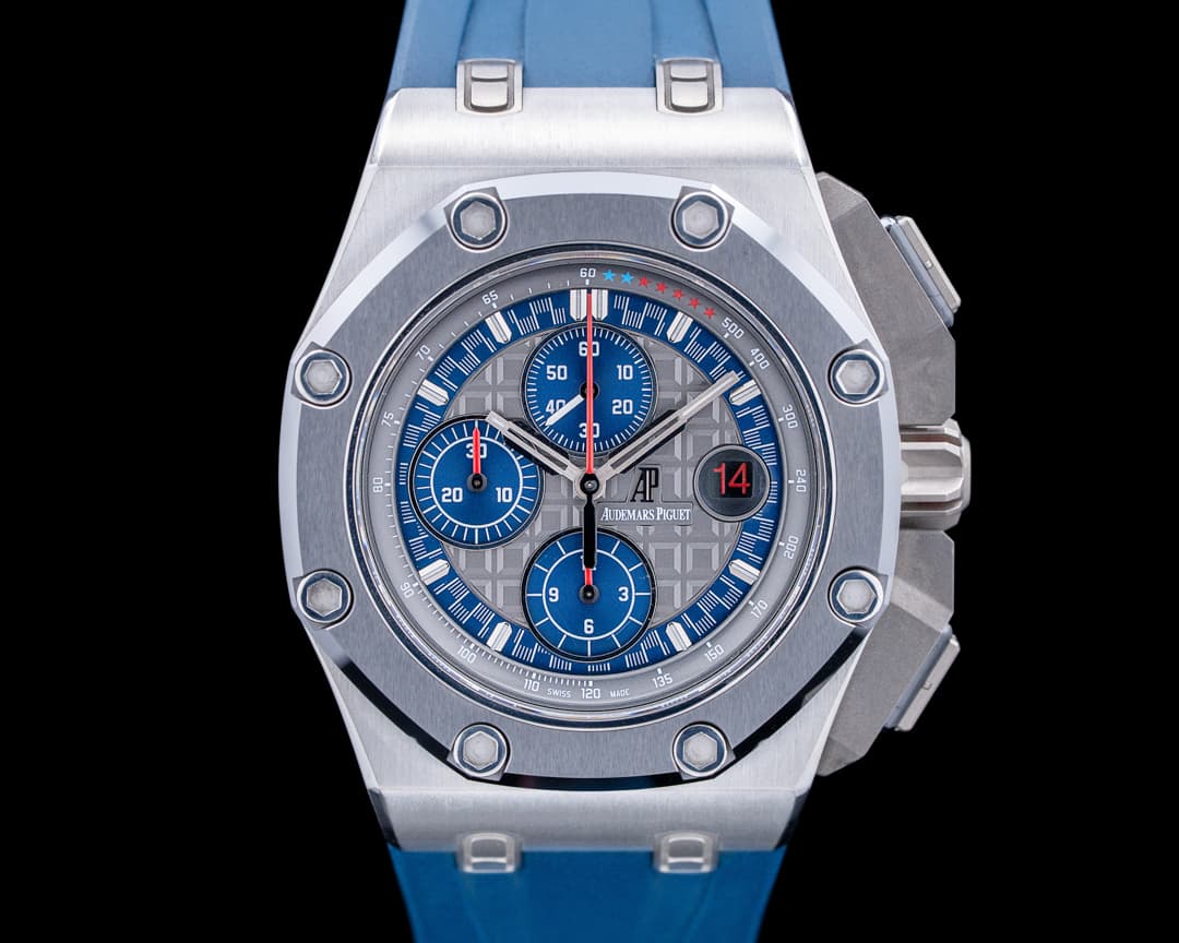 Audemars Piguet 26568PM Royal Oak Offshore Michael Schumacher Platinum Gray Dial