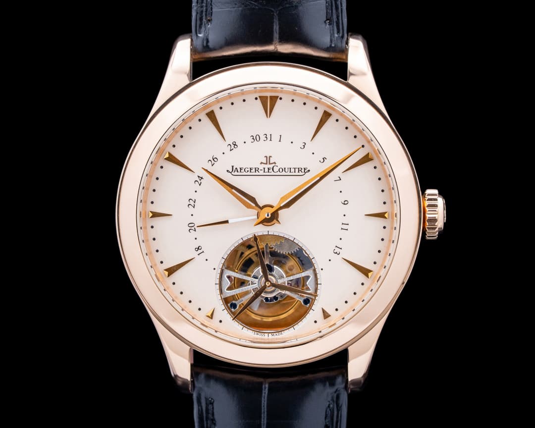 Image of Jaeger LeCoultre Q1652410 Master Date Tourbillon 18K Rose Gold Cream Dial