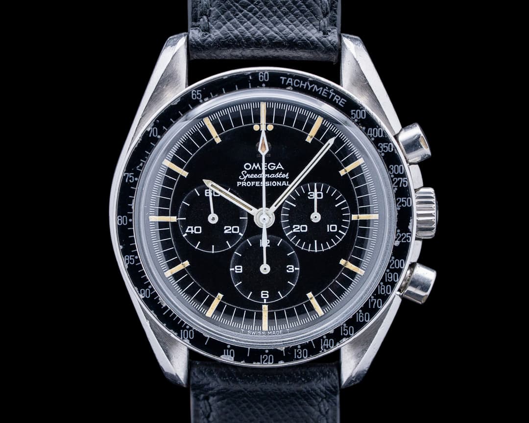 Image of Omega 145.012 Vintage Speedmaster Professional Pre-Moon SS Black Dial