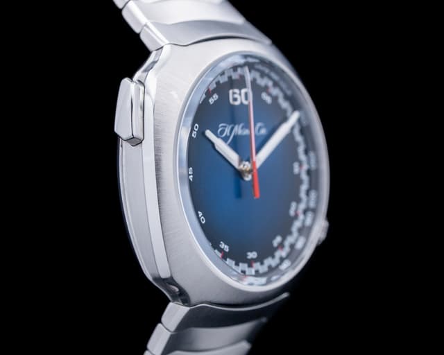 H. Moser & Cie. 6902 Streamliner Flyback Chronograph SS Blue Dial 6902 ...