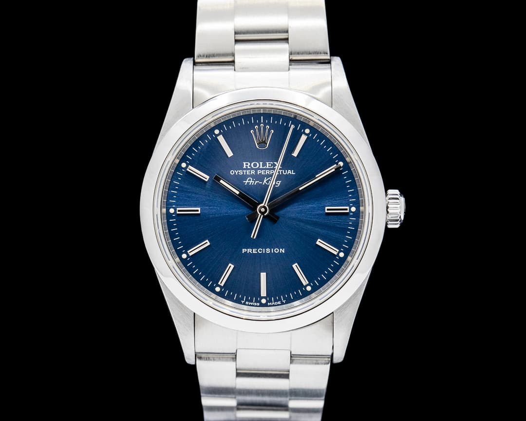 Rolex 14000 Air-King SS Blue Dial Circa. 1996