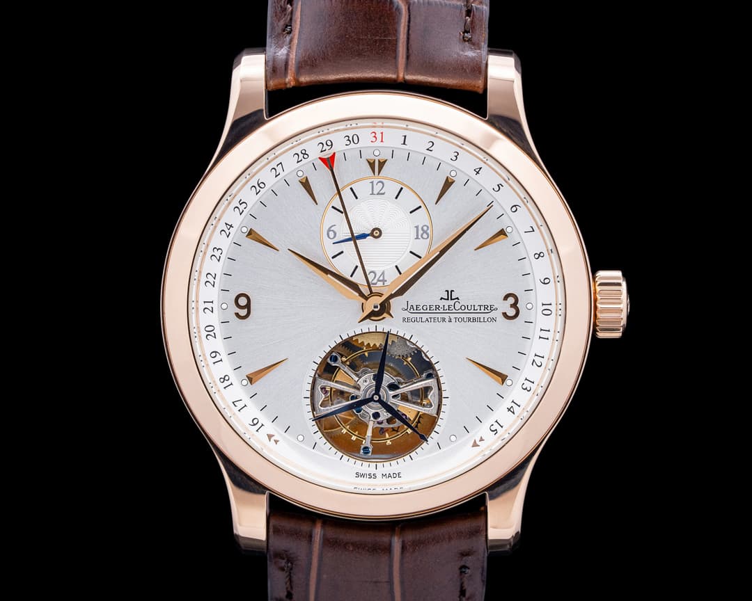 Image of Jaeger LeCoultre Q1652420 Master Tourbillon 18K Rose Gold Silver Dial UNWORN