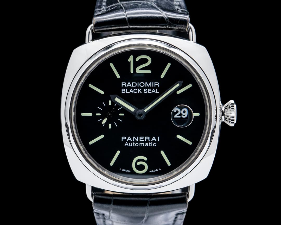 Panerai PAM00287 Radiomir Black Seal Automatic SS Black Dial LIMITED