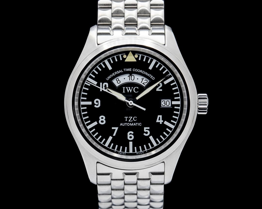 Image of IWC IW325101 Pilot's Watch UTC SS Black Dial