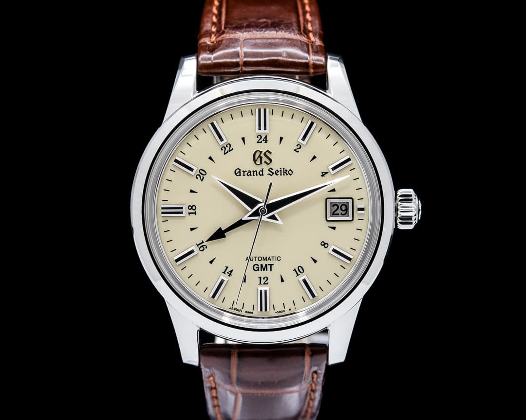 Image of Grand Seiko SBGM221 Elegance GMT SS Cream Dial