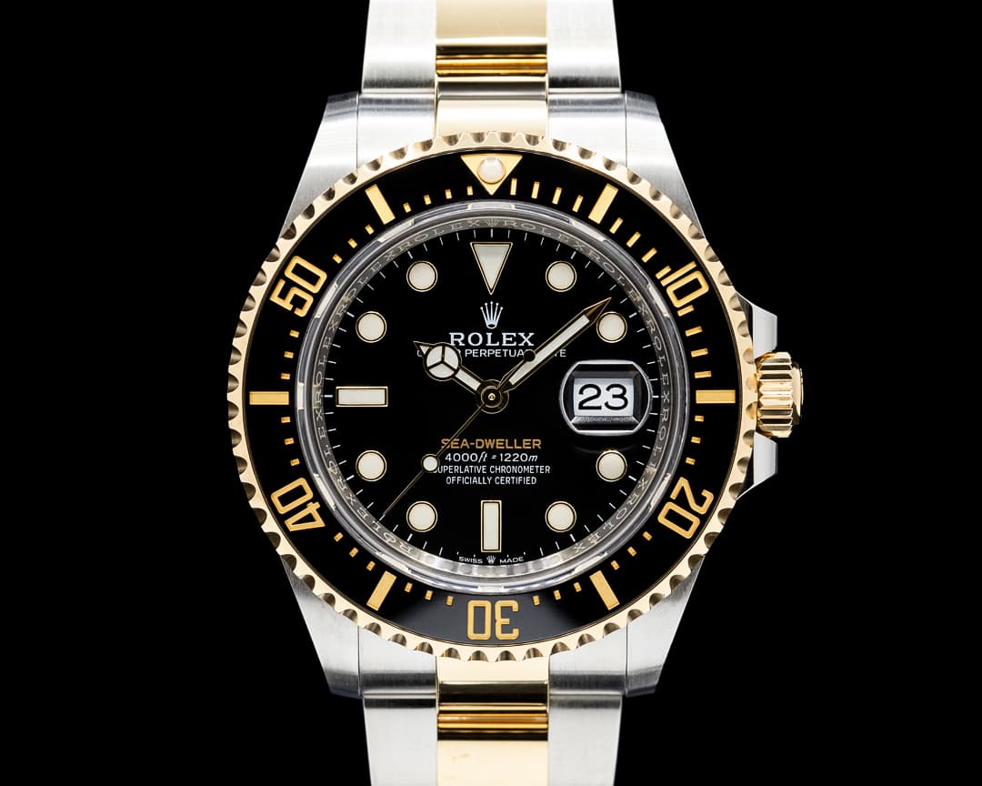 Image of Rolex 126603 Sea-Dweller SS / 18K YG Black Dial