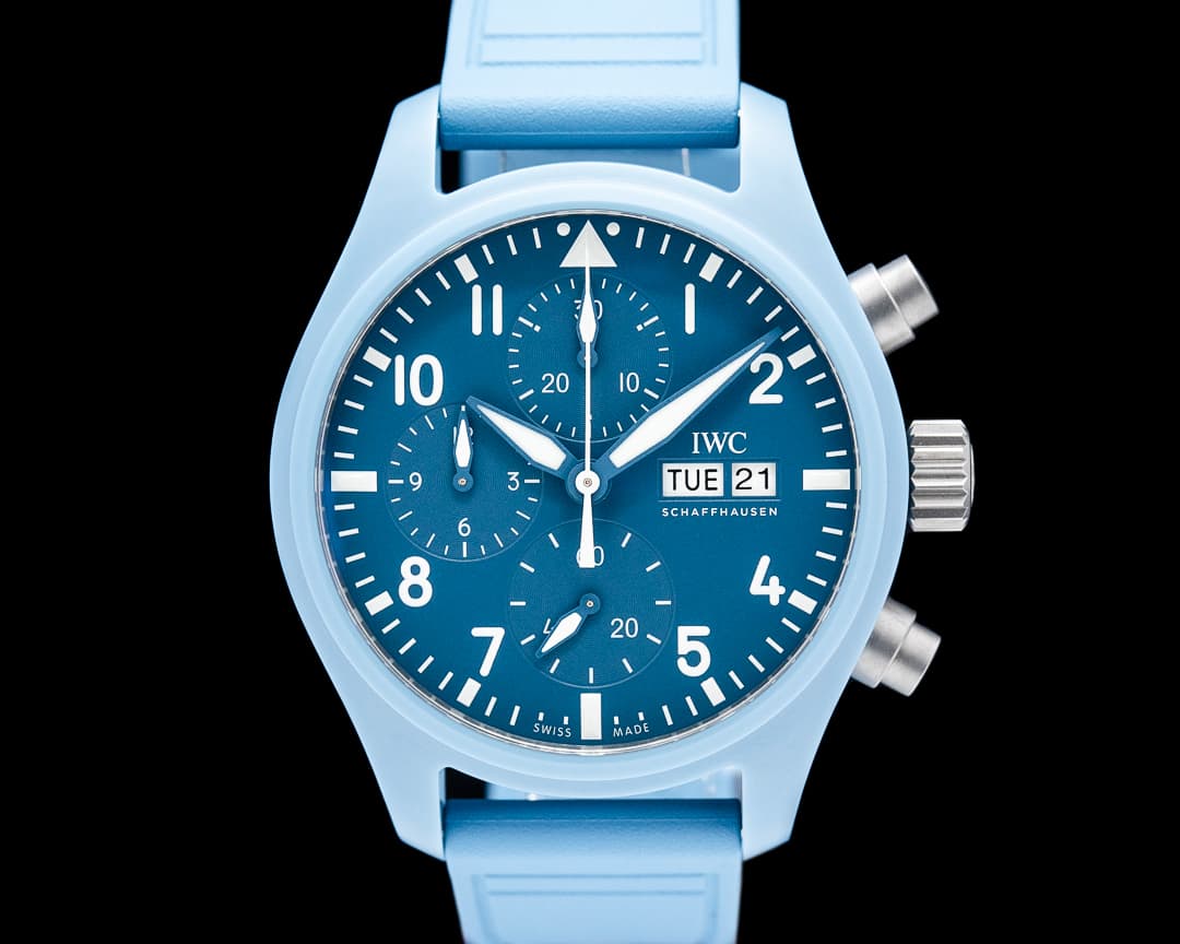 Image of IWC Pilot's Watch Chronograph 41 TOP GUN Miramar Ceramic Blue Dial UNWORN