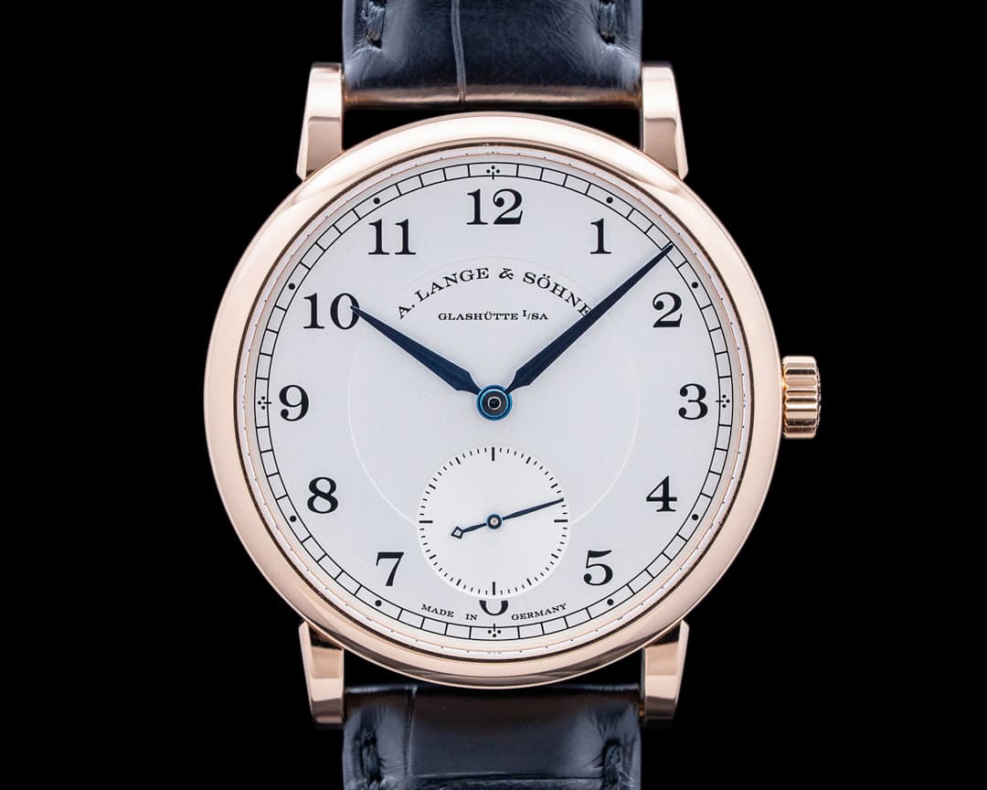 Image of A. Lange and Sohne 235.032 1815 Small Seconds 18K Rose Gold Silver Dial