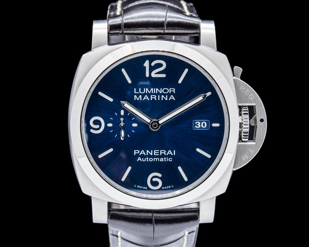 Image of Panerai PAM01313 Luminor Marina SS Blue Dial LIMITED