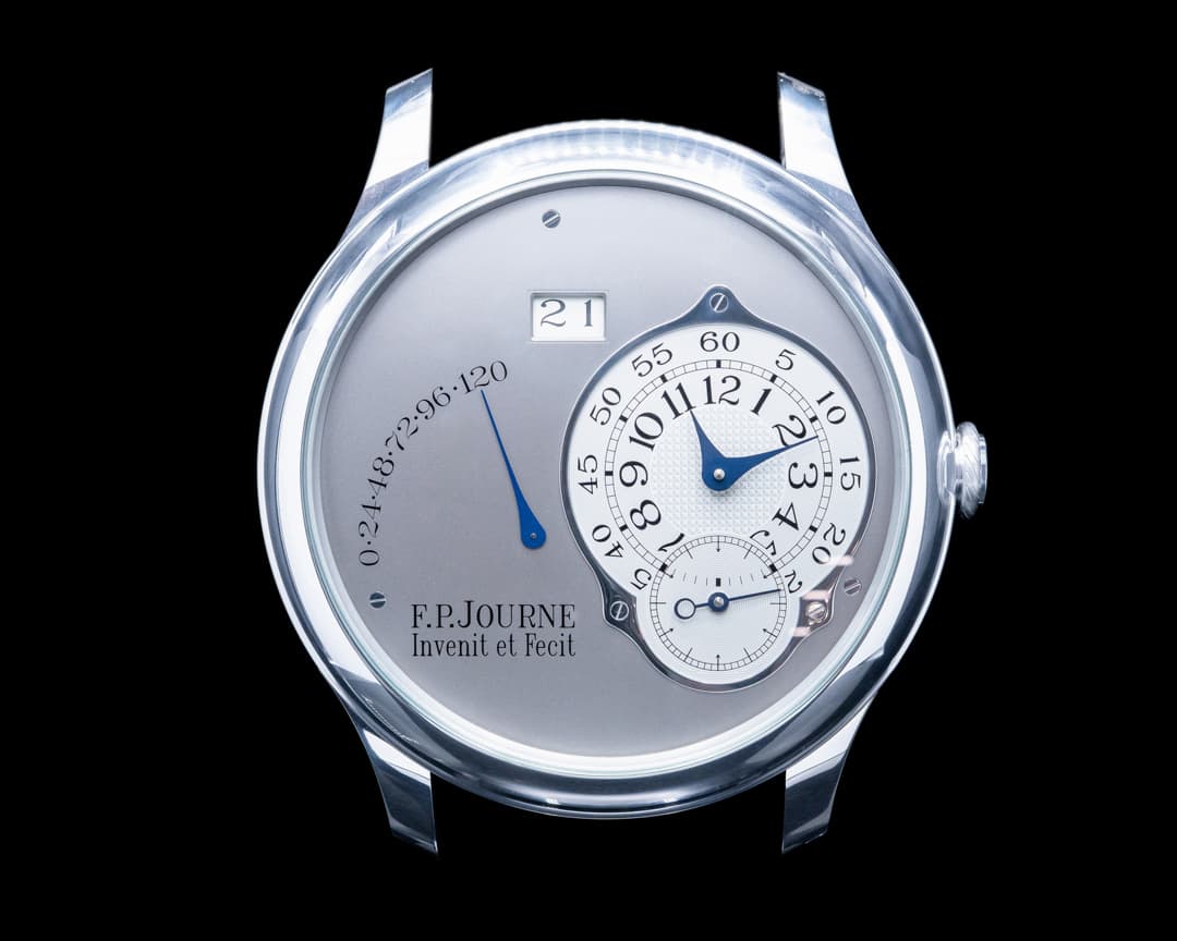 Image of F. P. Journe Octa Reserve de Marche Steel Silver Wall Clock RARE