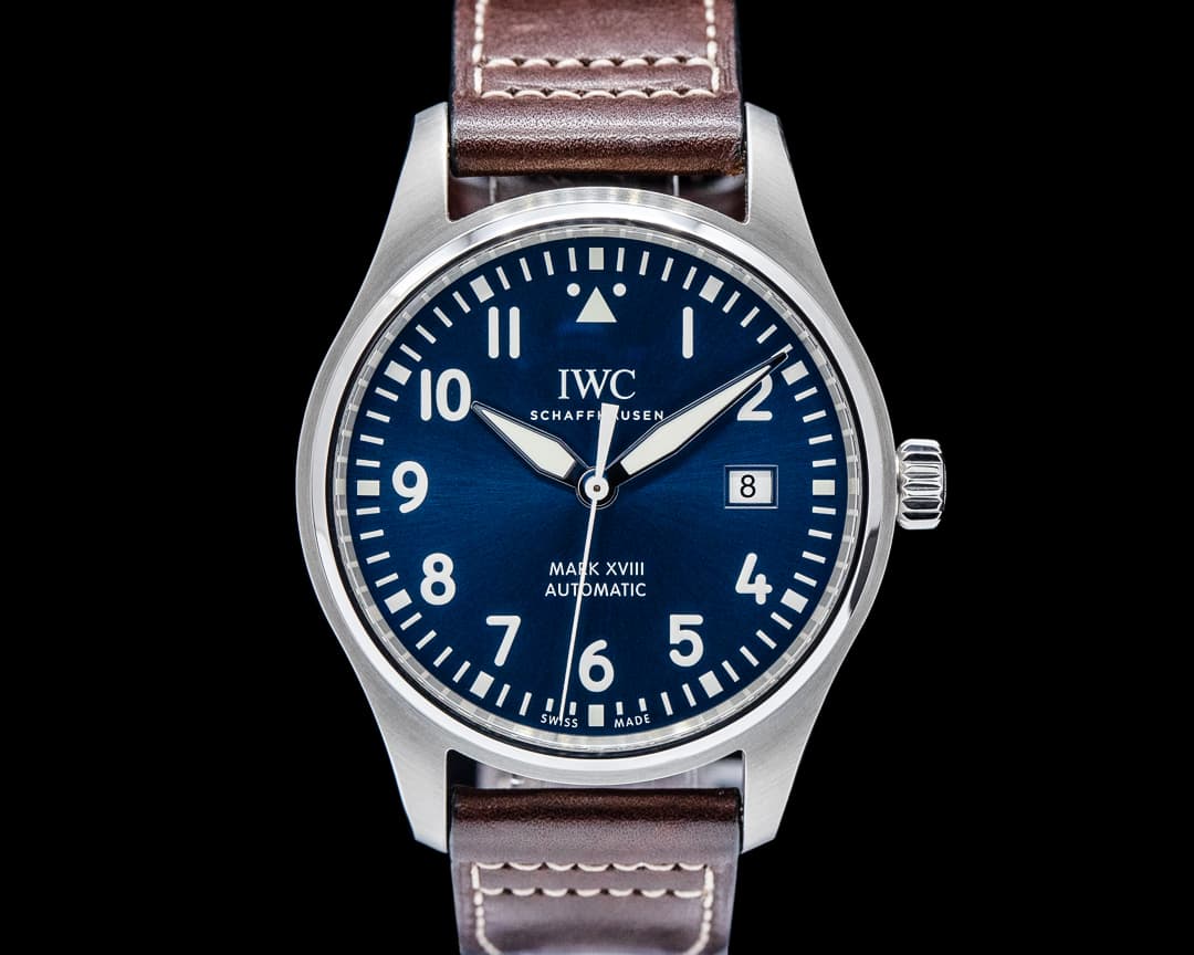IWC IW327010 Pilot's Watch Mark XVIII Le Petit Prince SS Blue Dial