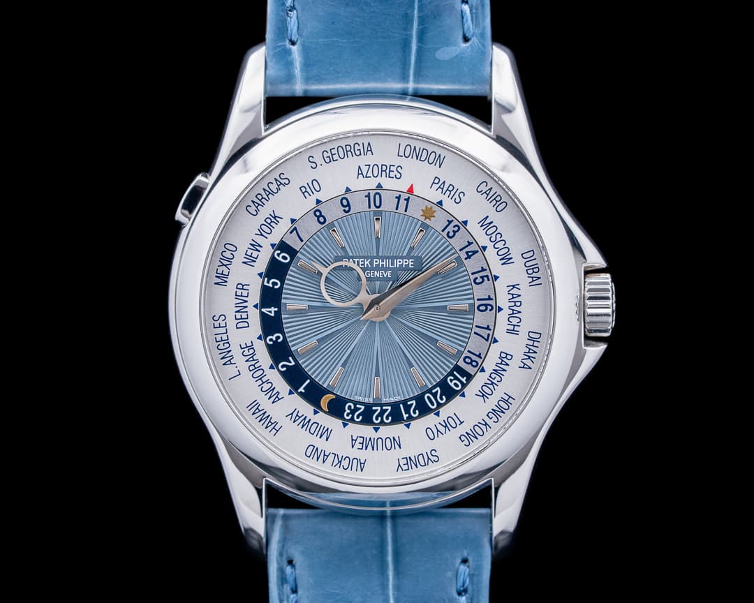 Image of Patek Philippe 5130P World Time Platinum Blue Dial