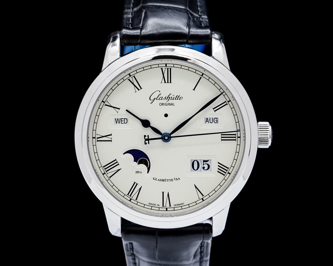 Glashütte Original Senator Perpetual Calendar SS Silver Dial