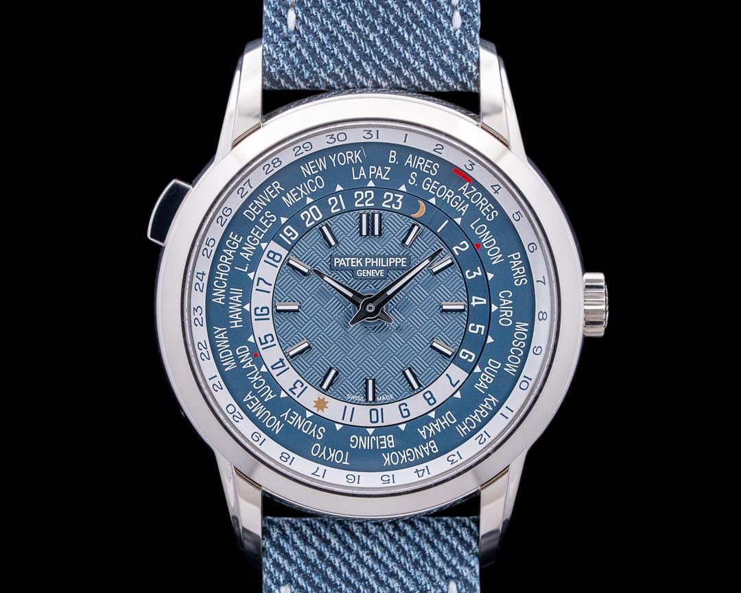 Image of Patek Philippe 5330G-001 World Time 18K White Gold Blue Dial 2025