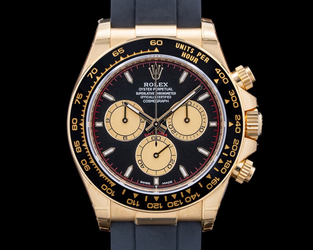 Rolex 126518LN Daytona 18K Yellow Gold Black Dial
