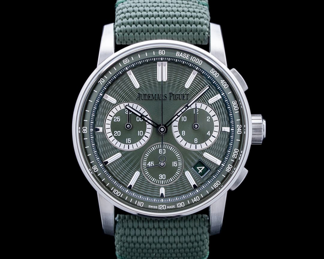 Image of Audemars Piguet 26393ST Code 11.59 SS Green Dial