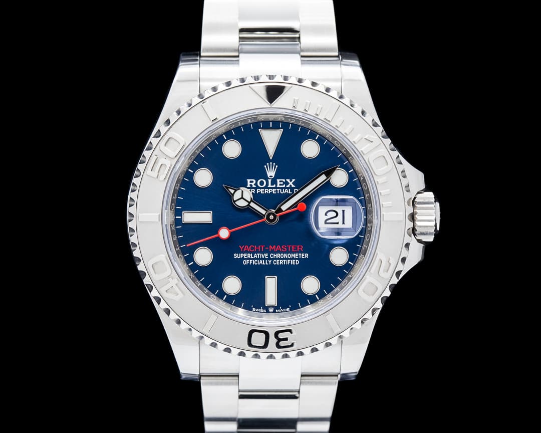 Image of Rolex 126622 Yacht-Master 40MM Platinum Bezel SS Blue Dial