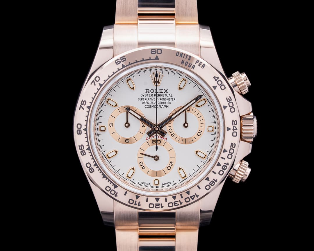Image of Rolex 116505 Daytona 18K Everose Gold Ivory Dial